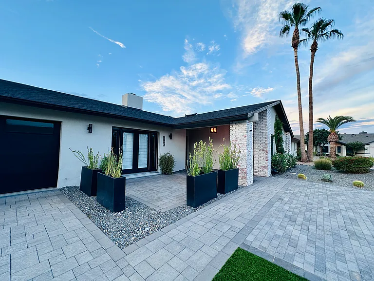 Beautiful fully remodeled home, standout curb appeal with a welcoming front paver patio