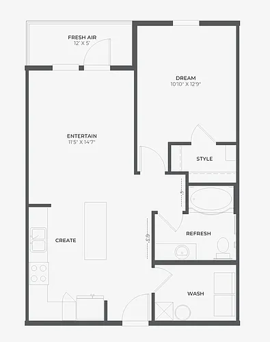 Floor plan A1