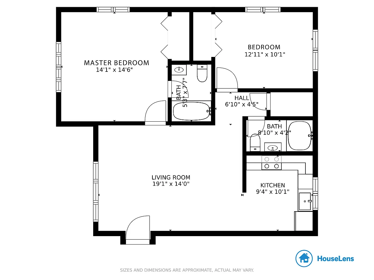 Floor plan 2 Bedroom