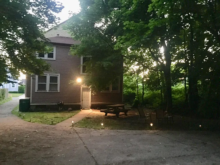 Back entrance to the house