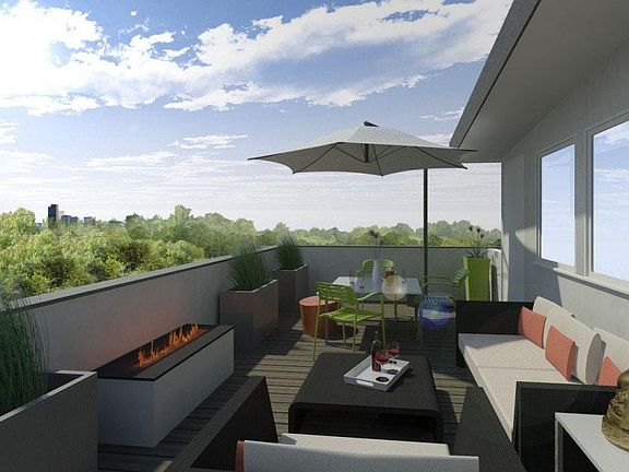 Roof Top Deck, 4th Level