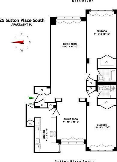 1st image of 25 Sutton Pl S APT 9J