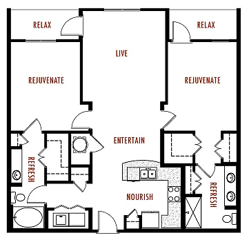 Floor plan Woodruff A