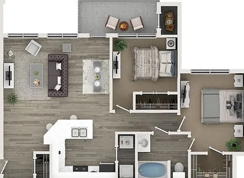 Two Bedroom One Bath Floor Plan Two Bedroom One Bath Floor Plan