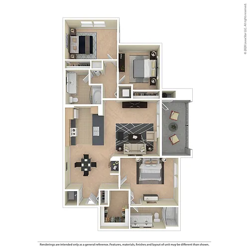 Floor plan The Mission