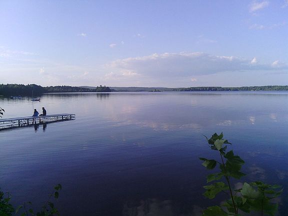 Lake Wesserunsett view