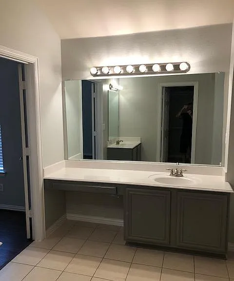 Large master bath and oversized closet compliment the elegance and quite master bedroom space.
