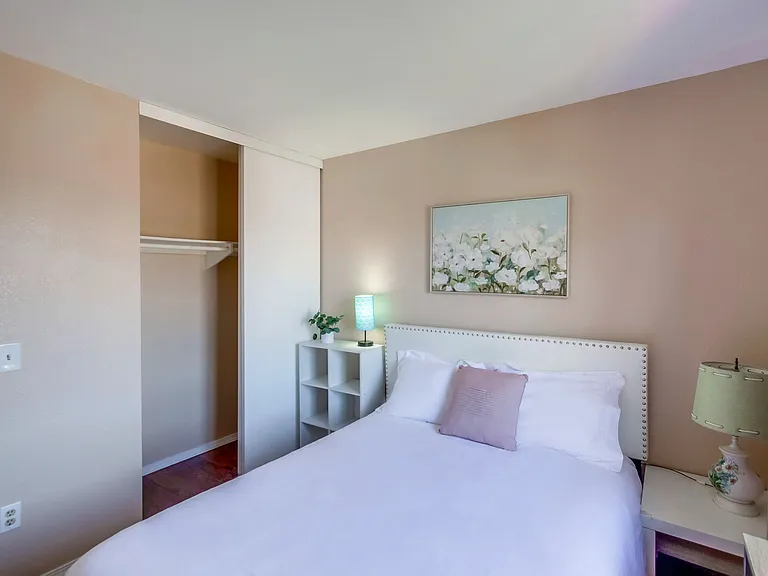Unpack and make yourself at home, each room comes with its own closet