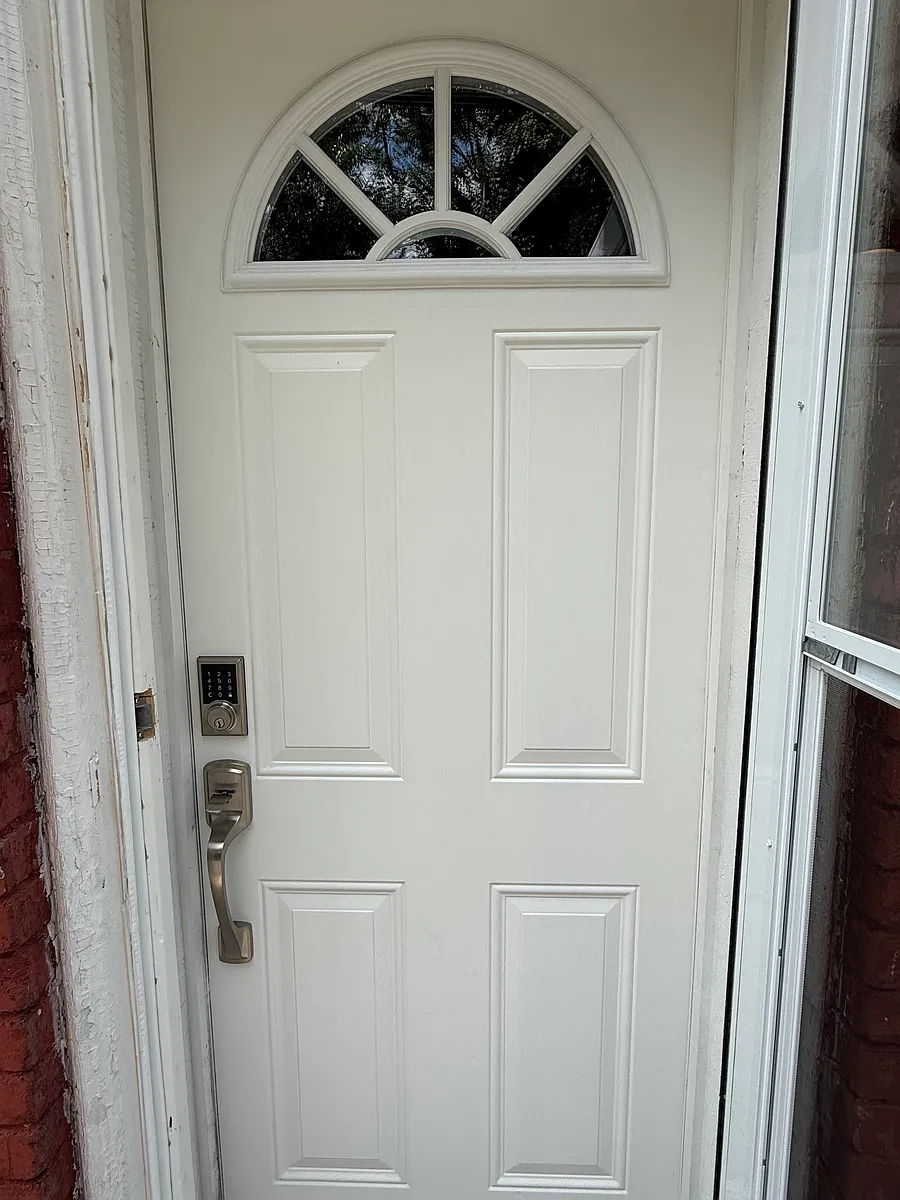 New storms doors and keyless entry on front and rear - 5 Lecky Ave