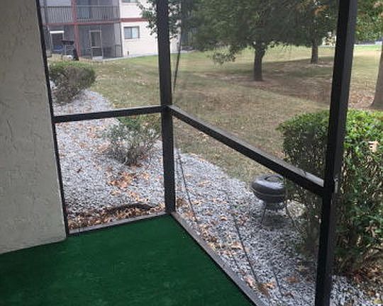 Back porch screened