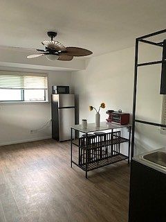 Front Bedroom-turned into a kitchenette/living room/Tv room