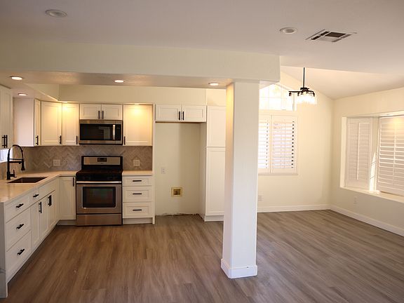 kitchen and dining room