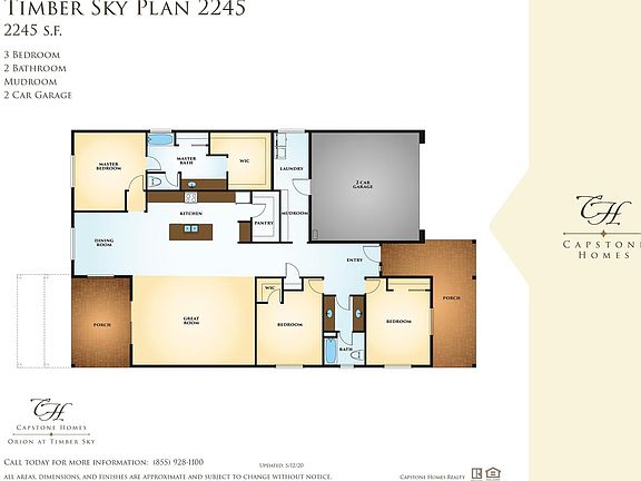 Timber Sky Floorplan 2245