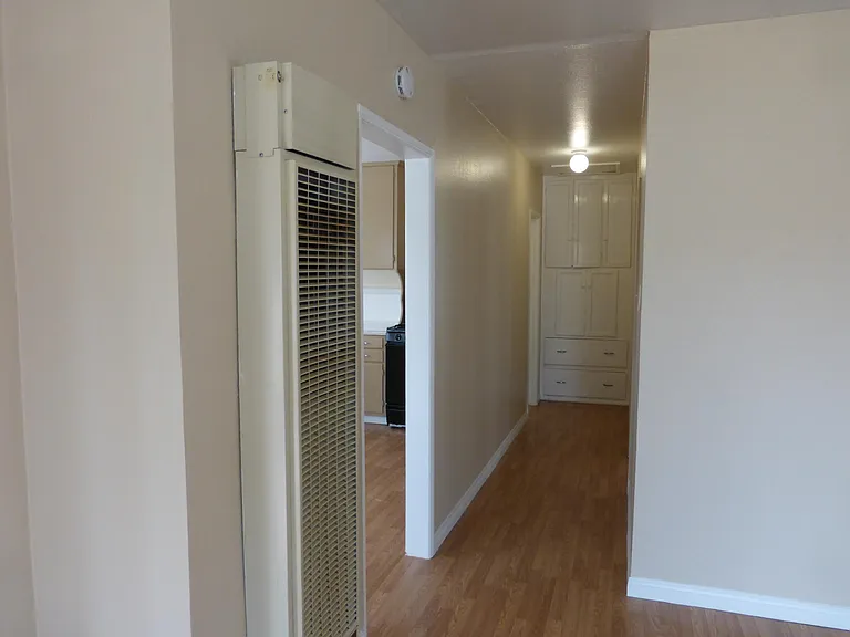 Hallway to bedroom and bathroom