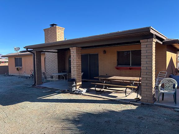 Covered back patio