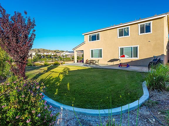 Large backyard with view