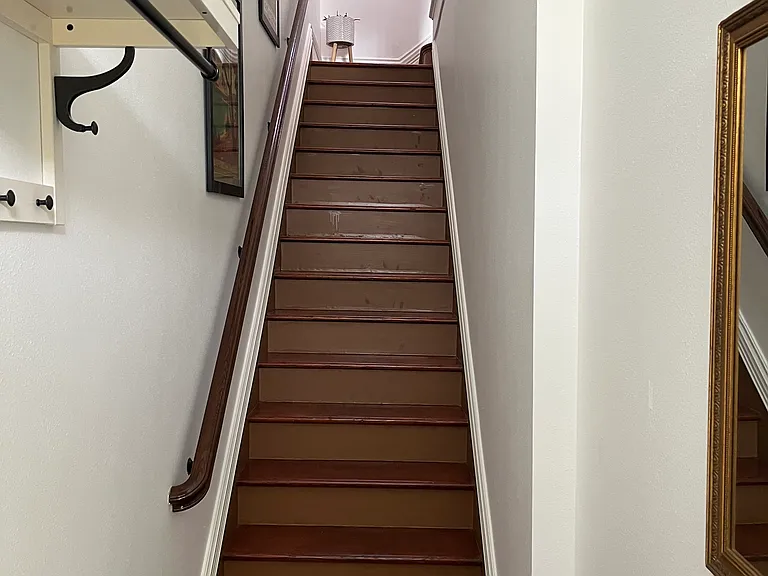 Internal stairs from the entrance
