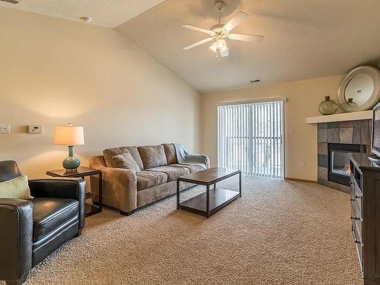 Relax in your spacious living room, ideal for both downtime and entertaining.