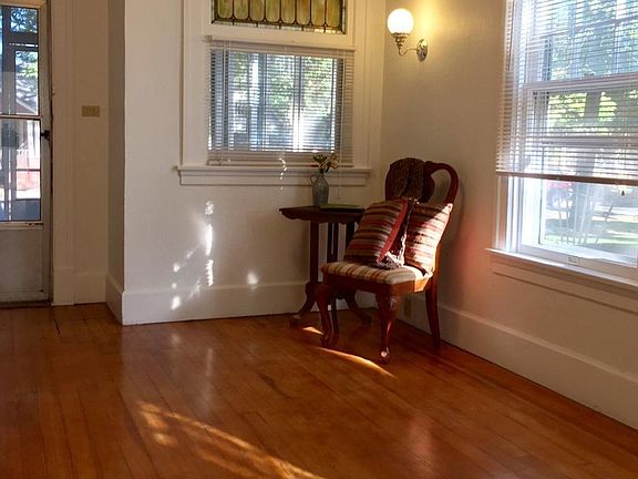 Living room stained glass window