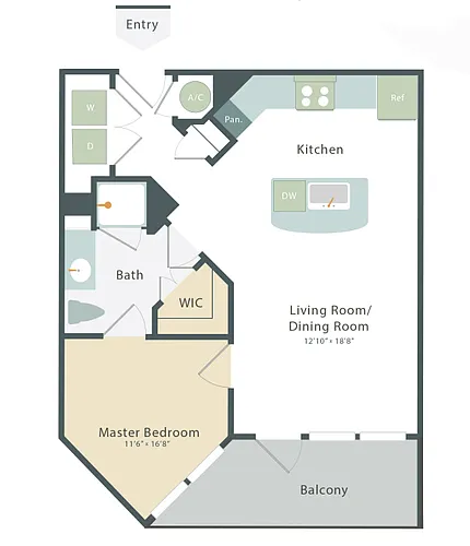 Floor plan A2A