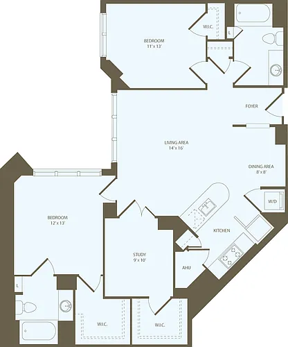 Floor plan 2 Bedrooms ZZ