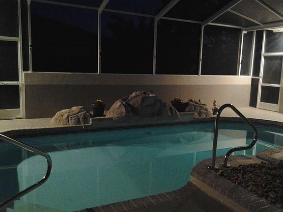 Pool-At Night