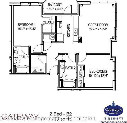 1st image of 1280 N College Ave APT 216