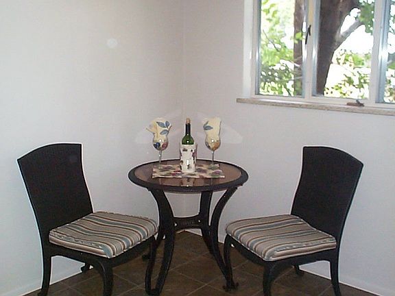 Eating area in kitchen