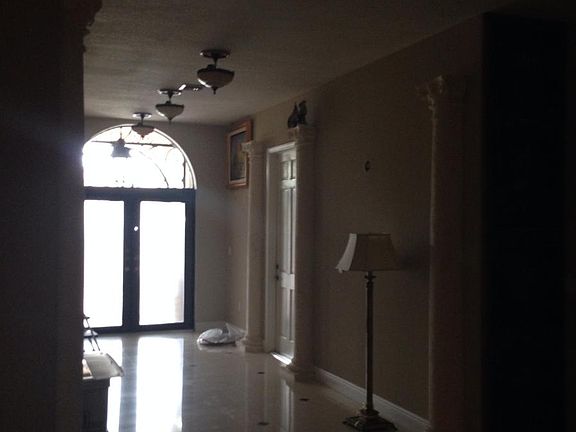 Inside look of front door 