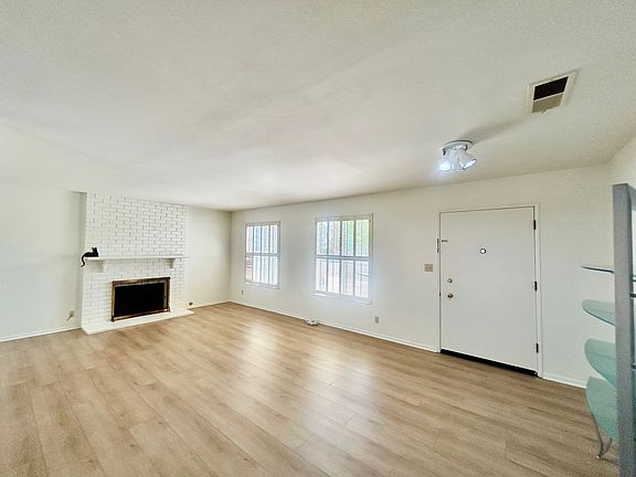 Living Room With Fireplace