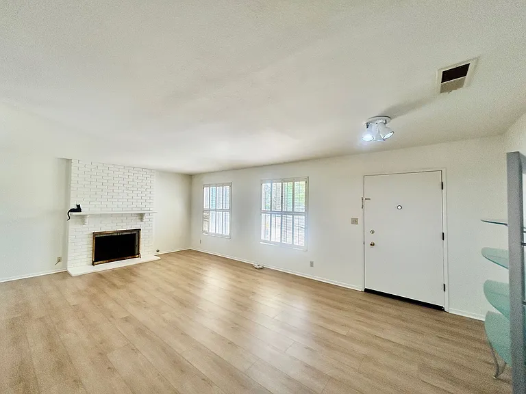 Living Room With Fireplace