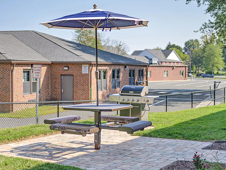 Enjoy a cookout at our picnic area.