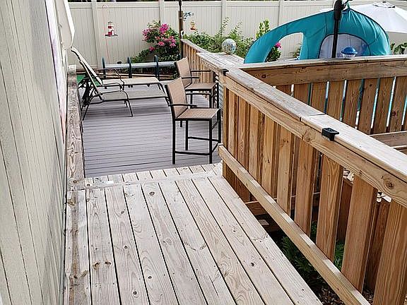 Pool Deck off front porch