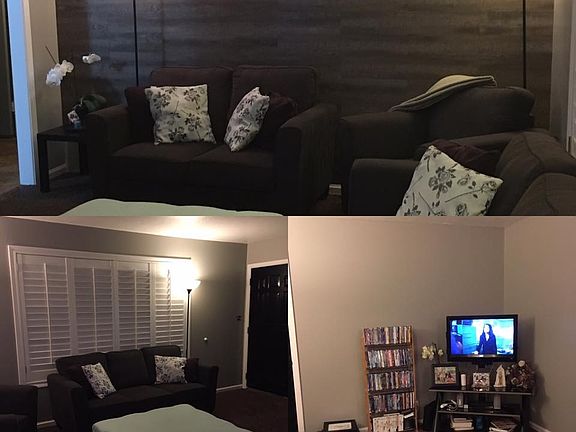 Living room with plantation 