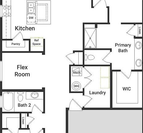 First Floor Garage Right