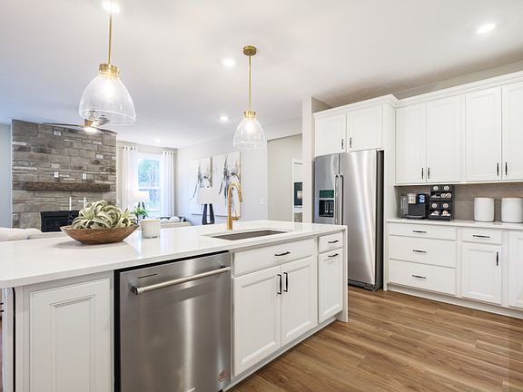 Designer selected kitchen with built-in appliances