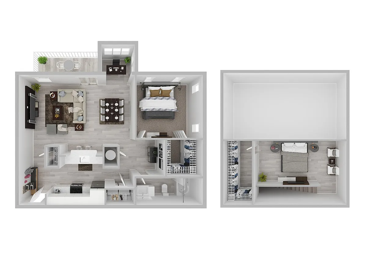 Floor plan Panola with Loft