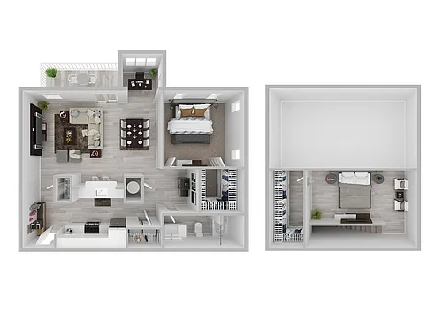 Floor plan Panola with Loft