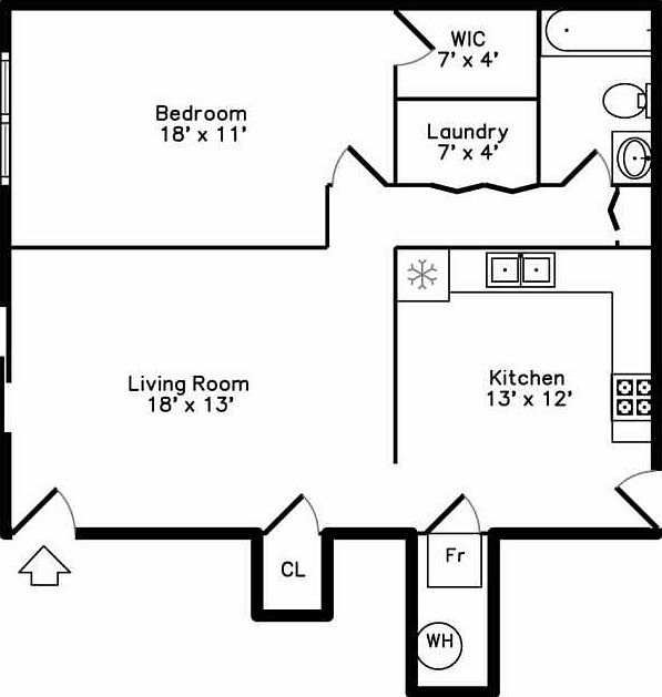 2nd image of 1543 S Ardmore Ave APT A