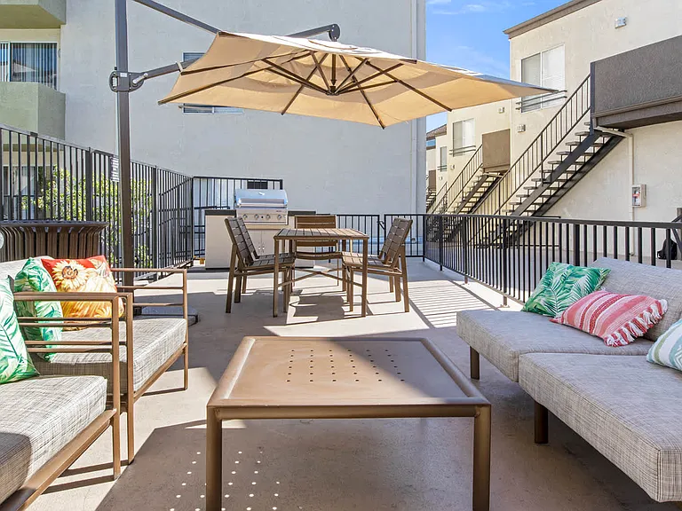 Grilling Area and Lounge Space