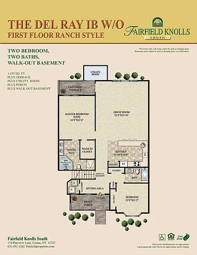 Floor plan The Del Ray IBWO