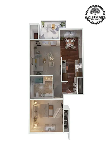 Floor plan The Chickadee