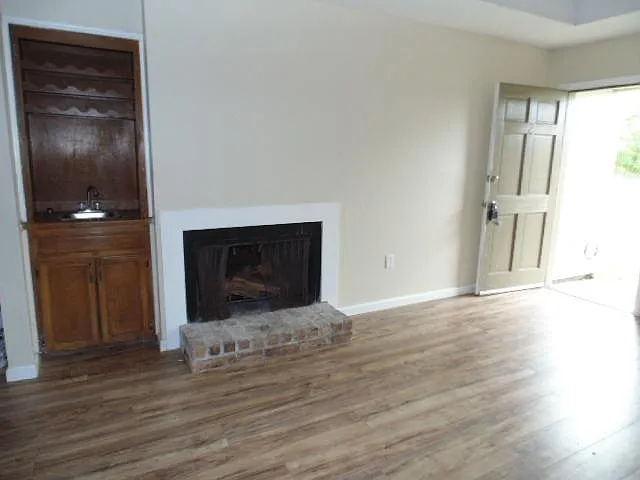 Fire place and Wet bar Area