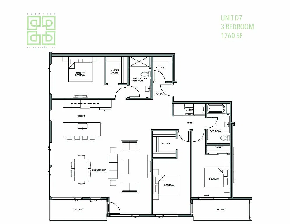 Floor plan D7
