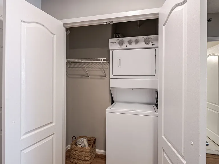 In-Unit washer and dryer at 15 Bank Apartments in White Plains, NY 10606