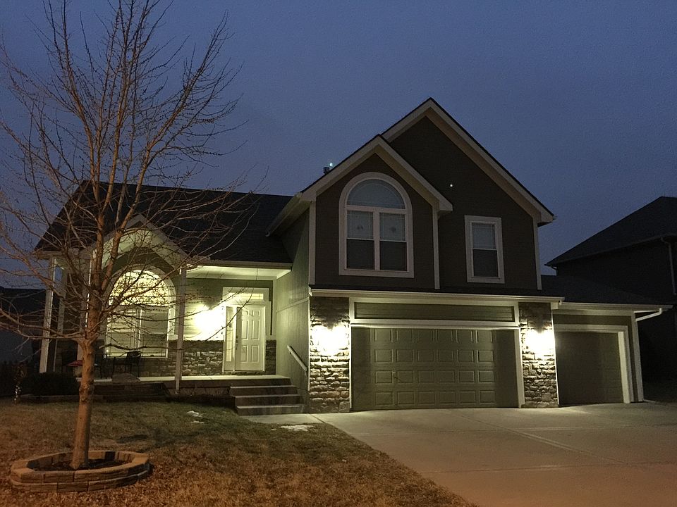 Night time view in winter