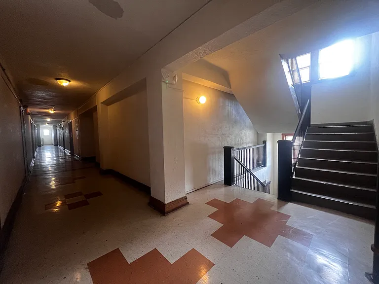 Apartment is on the fourth floor, and accessible by stairs or elevator.