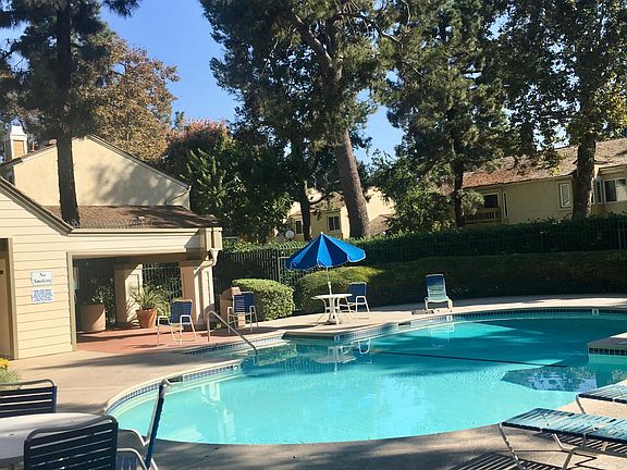 Beautiful swimming pool adjacent to the property