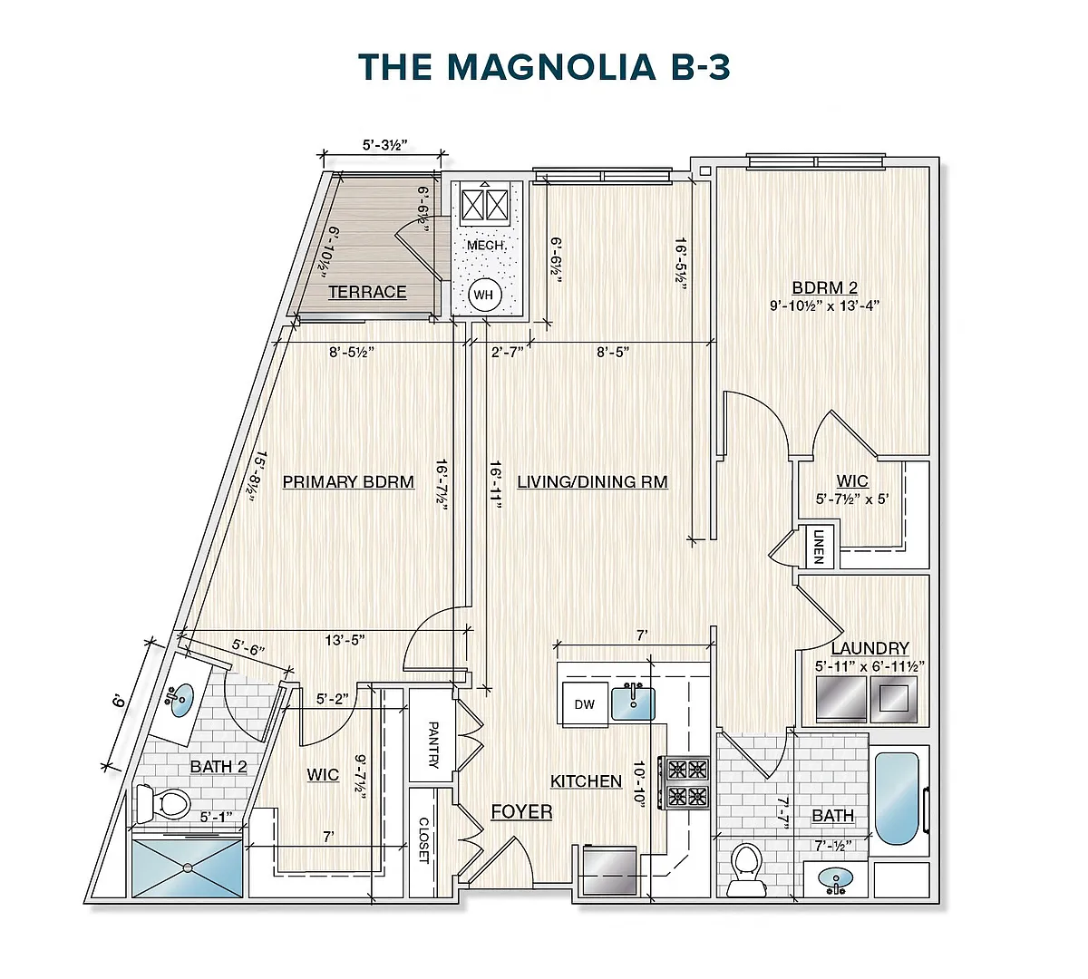 Floor plan The Magnolia B-3
