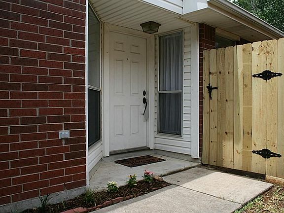 Covered porch over front door